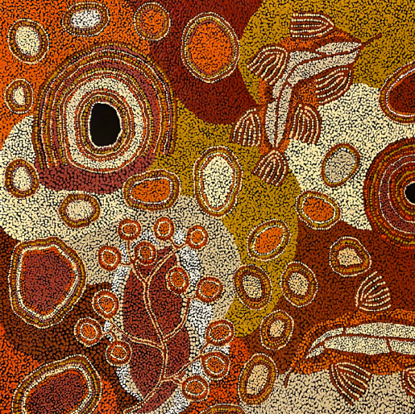 Alison Munti Riley - Ili (Wild Fig) and Wangunu (Bush Damper Seed) by Alison Munti Riley, 2025