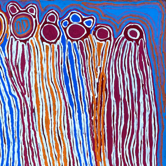 Judy Watson Napangardi - Mina Mina by Judy Watson Napangardi, 2007