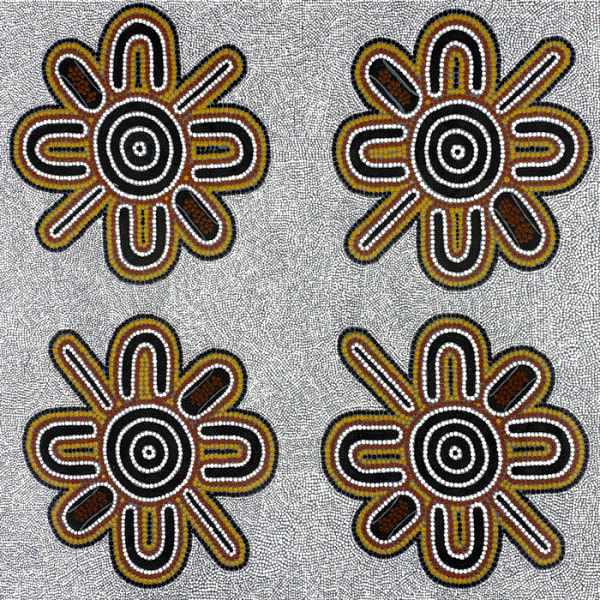 Glorine Nungurrayi Martin - Janmarra Jukurrpa (Bush Onion Dreaming) by Glorine Nungurrayi Martin, 2025