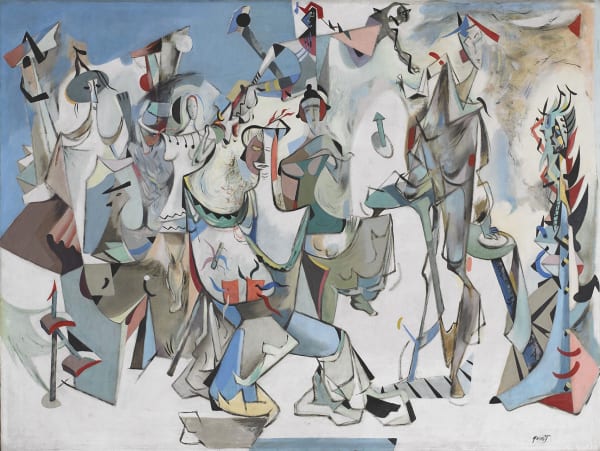 Walter Quirt - Surreal Characters, 1942