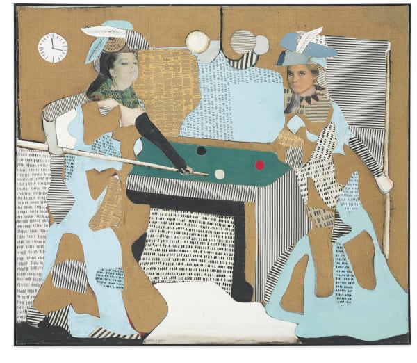Conrad Marca-Relli, The Pool Game, 1981
