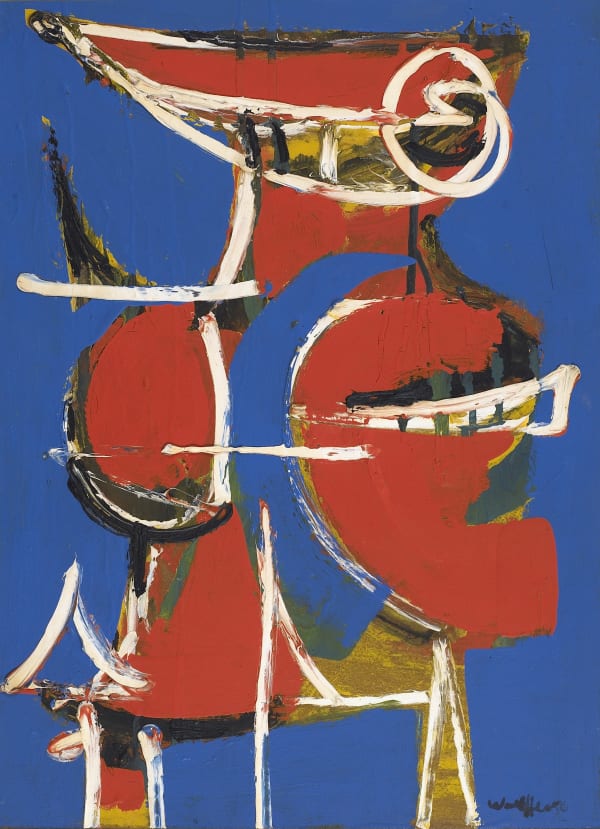 Emerson Woelffer, Born to the Day, 1950