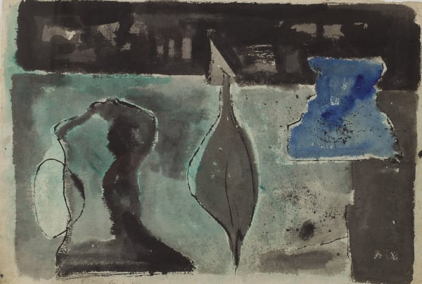Theodoros Stamos, Untitled (Study for Three Kings), 1948-49