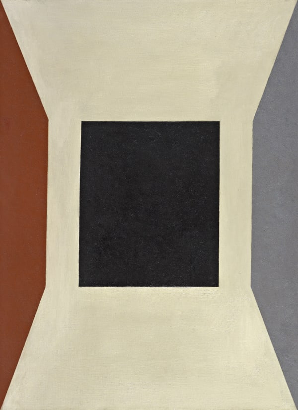 Charles Green Shaw, The Dark Beyond (Interior No. 1), 1966