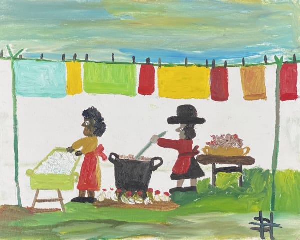 Clementine Hunter, Wash Day