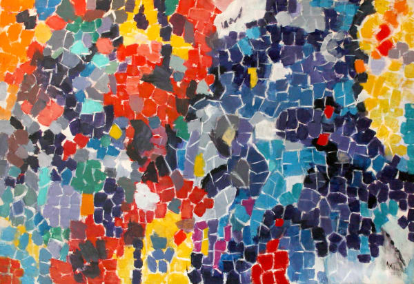 Alma Thomas, Alma's Flower Garden, 1968