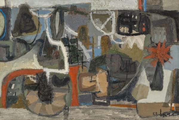 John Levee - Peinture, 1953