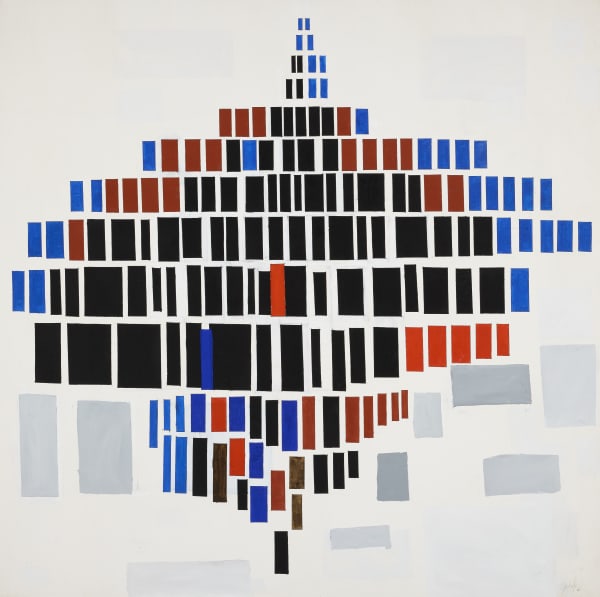Robert Goodnough - Rectangles with Red and Blue, 1965
