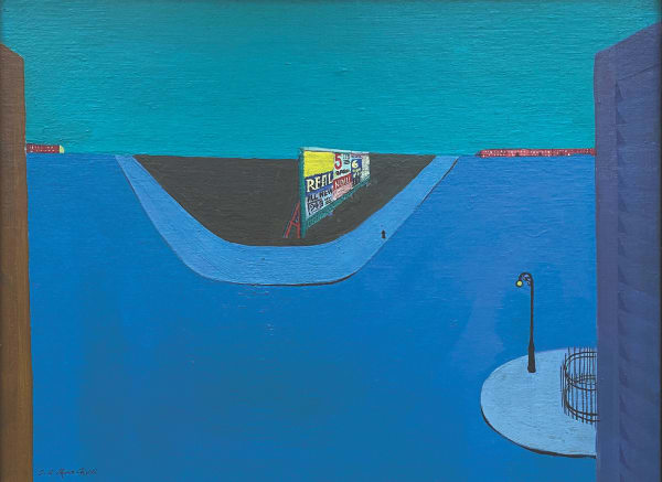 Conrad Marca-Relli, Street Corner, c. 1945