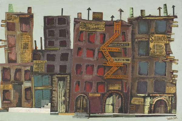 Barbara Johnson Zuber, River Street, Troy, NY (Long Way From Home), 1978