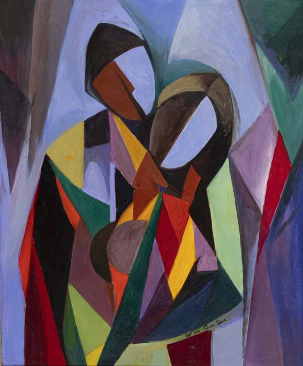 William Sylvester Carter - Cubist Figures, c. 1960