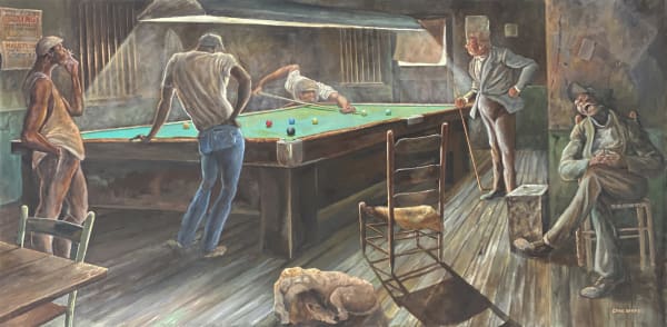 Ernie Barnes, Pool Hall