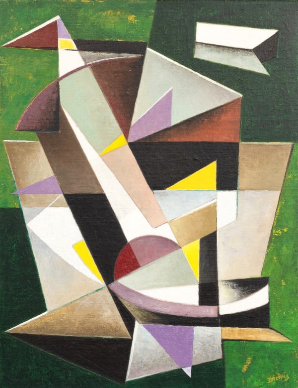 Werner Drewes, Crystallic Green, 1948