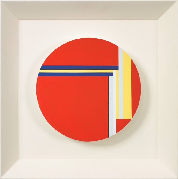 Ilya Bolotowsky, Red Tondo, 1977