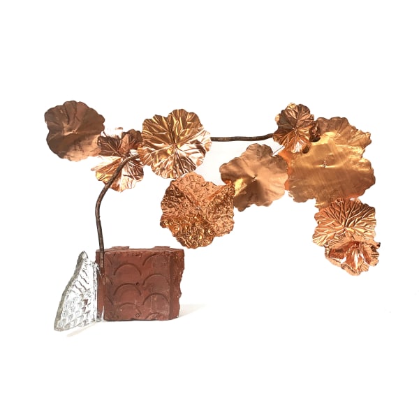 Linger Copper, brick, glass, wire 210mm x 330mm x 110mm
