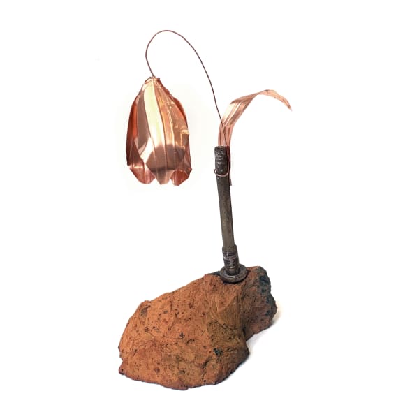 Lost Copper, brick, screw Snowdrop: consolation, hope 190mm x 13mm x 90mm