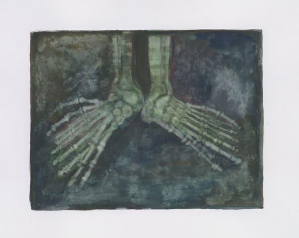 Marenne Welten, skeleton feet, 2021