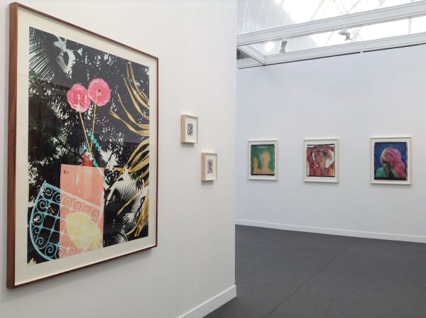 Installation view of Matthew Brandt, Ellen Carey, Jessica Eaton, Whitney Hubbs and Matthew Porter at Paris Photo, 2015