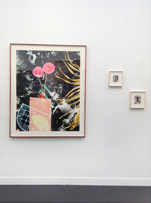 Installation view of Matthew Brandt, Ellen Carey, Jessica Eaton, Whitney Hubbs and Matthew Porter at Paris Photo, 2015
