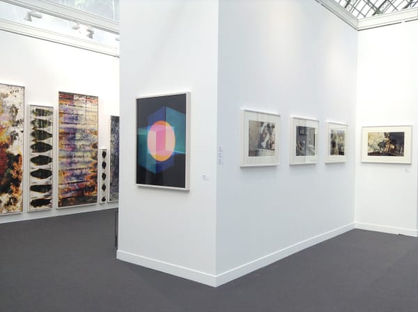 Installation view of Matthew Brandt, Ellen Carey, Jessica Eaton, Whitney Hubbs and Matthew Porter at Paris Photo, 2015