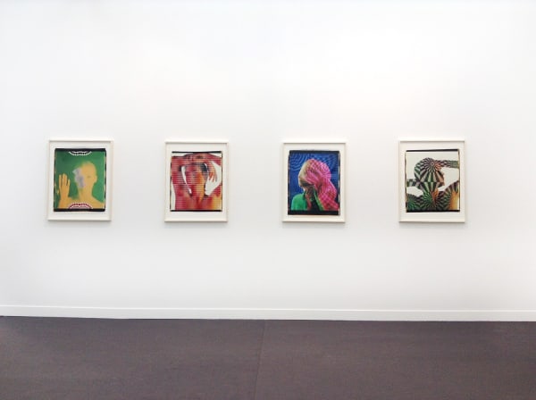 Installation view of Matthew Brandt, Ellen Carey, Jessica Eaton, Whitney Hubbs and Matthew Porter at Paris Photo, 2015