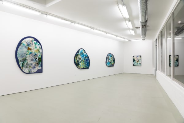 Installation view of Mariah Robertson: Eggs at Green Gallery, 2022