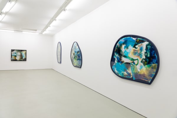 Installation view of Mariah Robertson: Eggs at Green Gallery, 2022