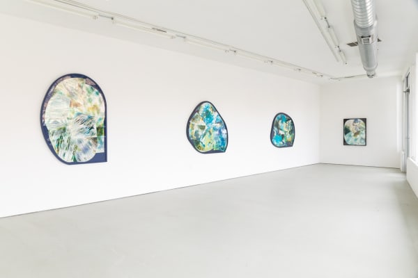 Installation view of Mariah Robertson: Eggs at Green Gallery, 2022