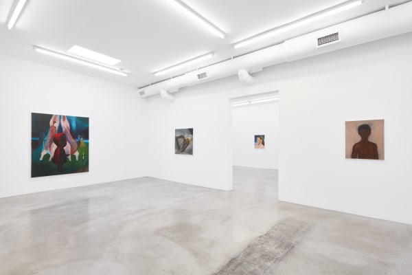 Installation view of Kenrick McFarlane: Naked & Famous at M+B, Dec 21, 2021 - January 22, 2022