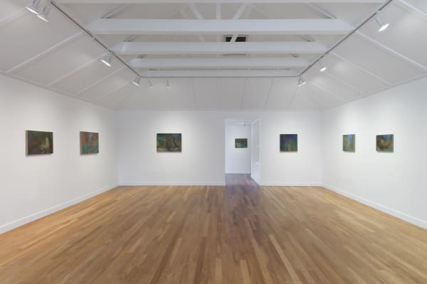 Installation view of Ben Walker: Life Without God at M+B, 2023