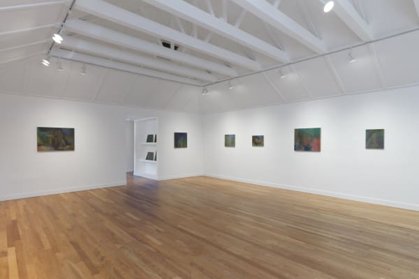 Installation view of Ben Walker: Life Without God at M+B, 2023