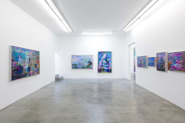 Installation view of Matthew Brandt: Vatnajökull at M+B, March 21 - June 20, 2020