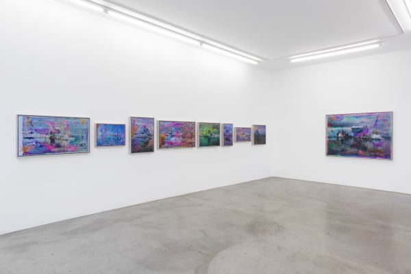 Installation view of Matthew Brandt: Vatnajökull at M+B, March 21 - June 20, 2020