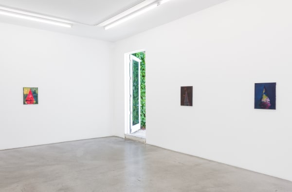 Installation view of 'Sailboat Paintings'