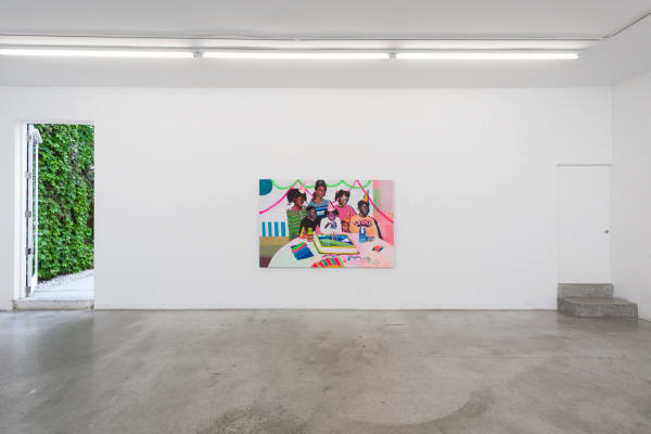 Installation view of Between Rivers, Waterfalls and the Deepest Sea. Open Roads. at M+B, April 24 - May 29