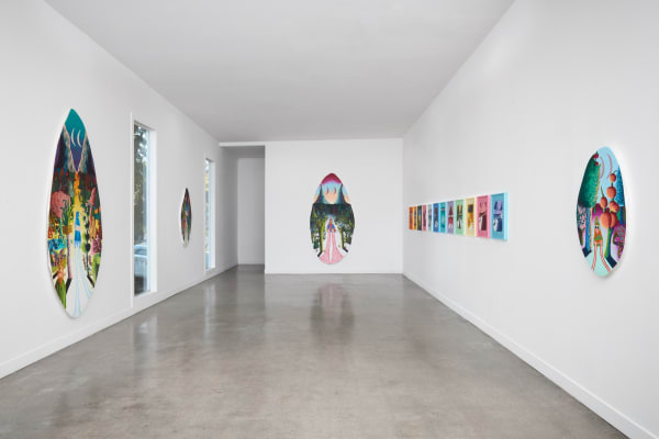 Installation view of Eliot Greenwald, Jungle Egg, 2022
