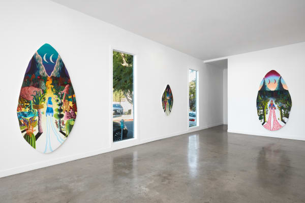 Installation view of Eliot Greenwald, Jungle Egg, 2022