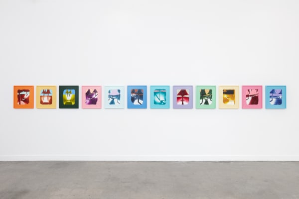 Installation view of Eliot Greenwald, Jungle Egg, 2022