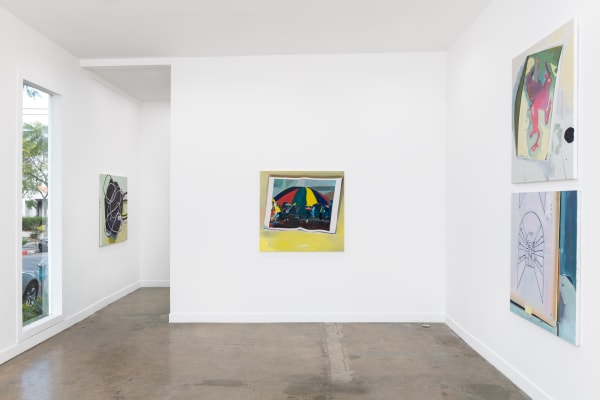 Chase Wilson: Americana Extravaganzoid: Table Edge World of False Empire: Window Time Thoughts of the Center Game of Spirit: Seeing Into the Negative, installation view