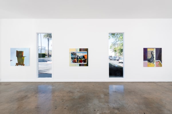 Chase Wilson: Americana Extravaganzoid: Table Edge World of False Empire: Window Time Thoughts of the Center Game of Spirit: Seeing Into the Negative, installation view