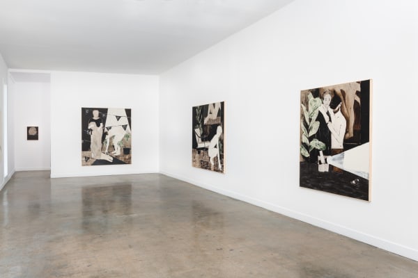 Installation view of Brett Charles Seiler: Oh, Christopher at M+B Doheny, 2022