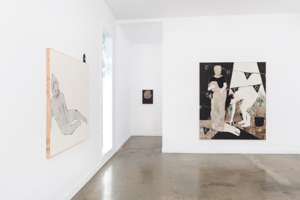 Installation view of Brett Charles Seiler: Oh, Christopher at M+B Doheny, 2022