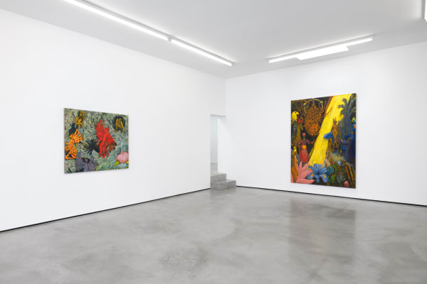 Installation view of JP Munro: Rainbow Bridge, May 21 - June 30, 2022