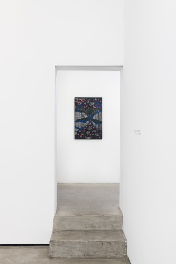Installation view of Laís Amaral: Cement and Water at M+B, September 2022.