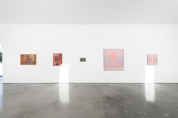 Installation view of The Lurid Season at M+B Doheny, September 2022.