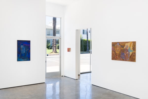 Installation view of The Lurid Season at M+B Doheny, September 2022.