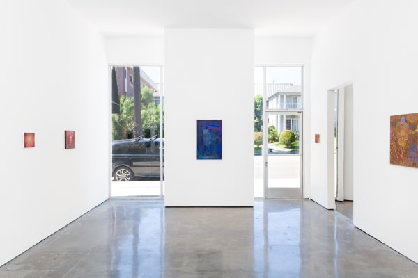 Installation view of The Lurid Season at M+B Doheny, September 2022.