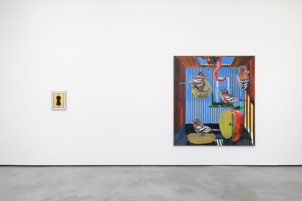 Installation view of Kristof Santy: Home Sweet Home at M+B, 2022
