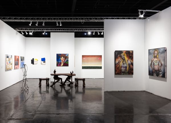 Installation view of M+B at NADA Miami 2022, Booth 6.08