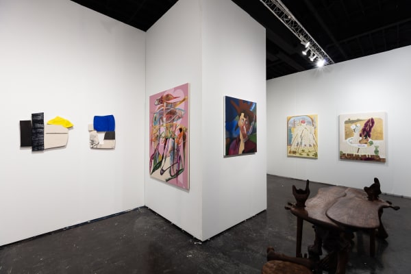 Installation view of M+B at NADA Miami 2022, Booth 6.08